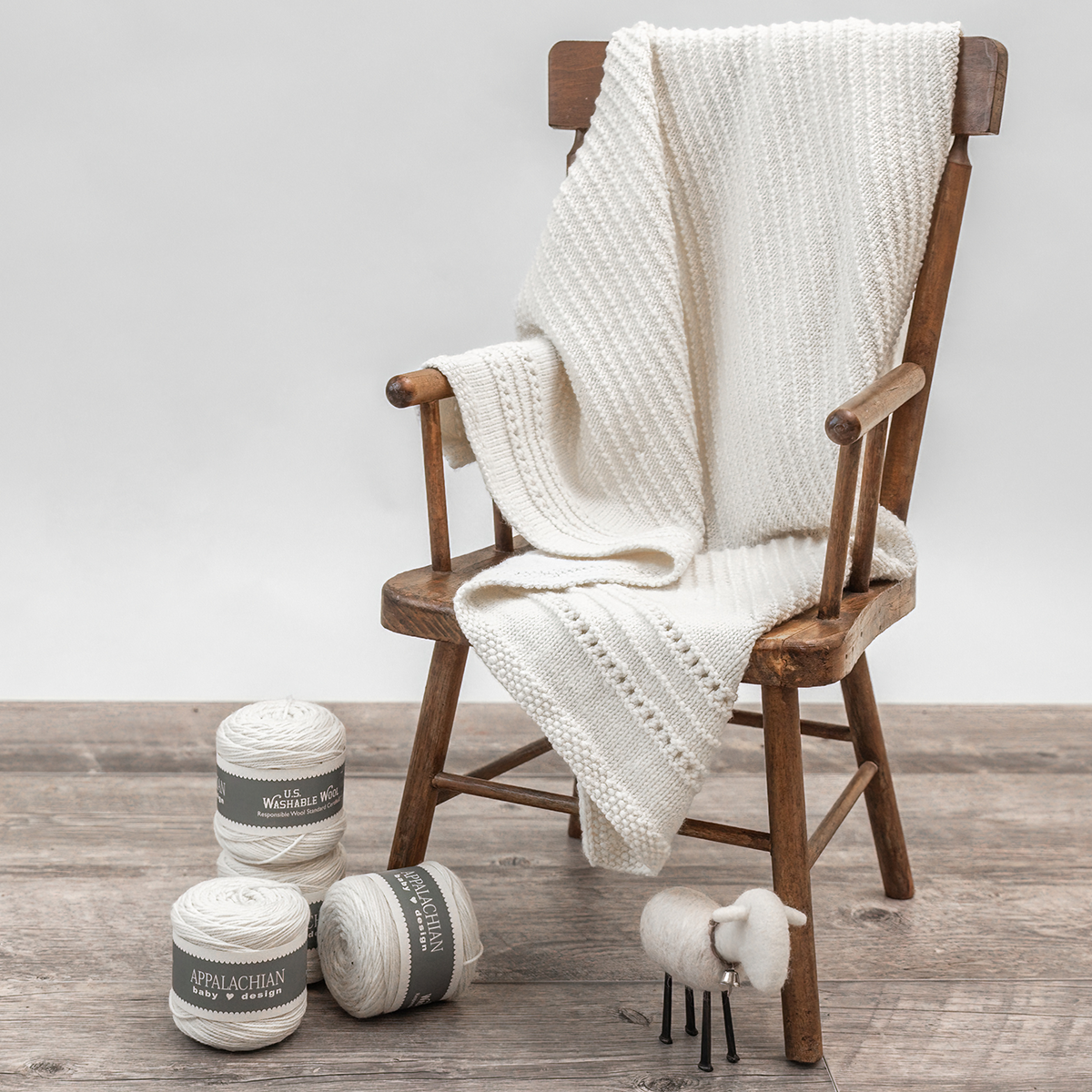 Lambkins Baby Blanket Pattern – Appalachian Baby Design
