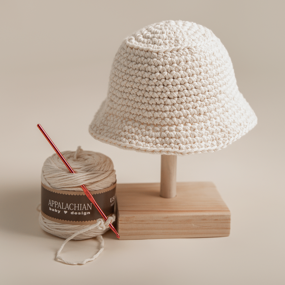 Crochet Bucket Hat Kit – Appalachian Baby Design1
