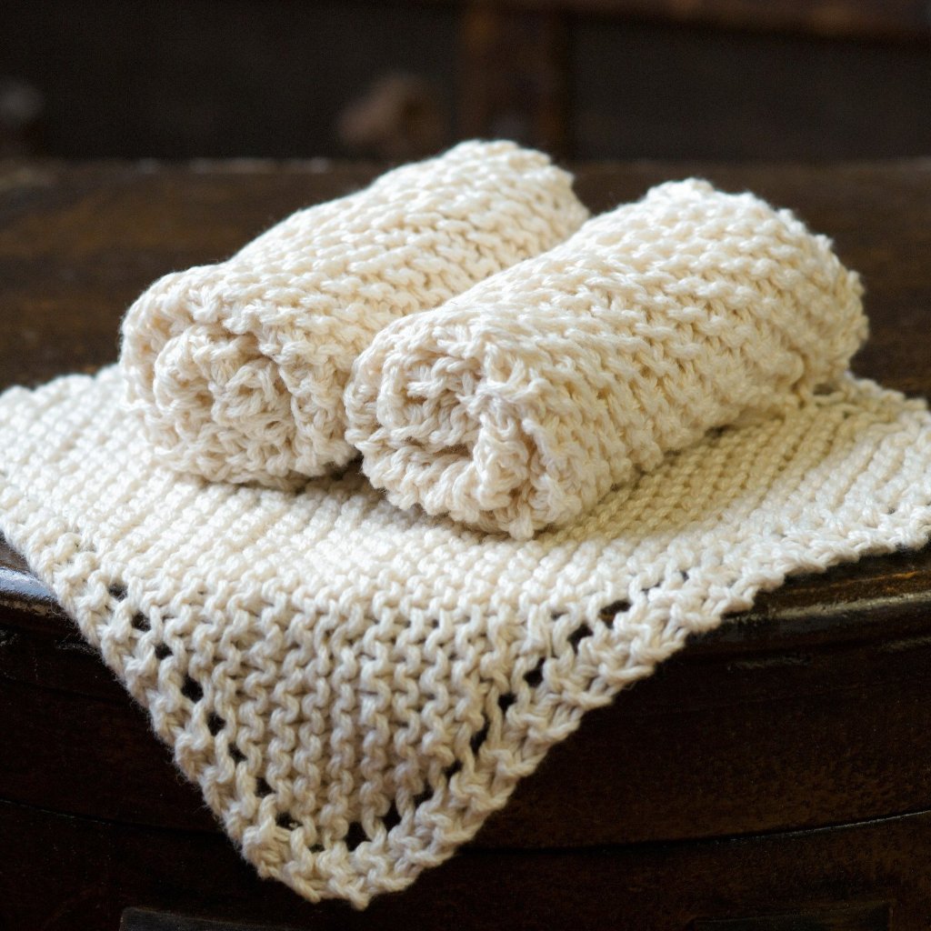 Jessica Loves: Organic Brushed Cotton Wash Cloth - Pack of 12