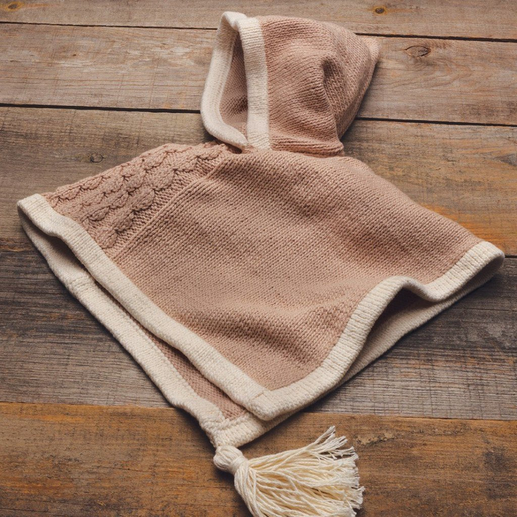 Hooded Poncho Knitting Kit