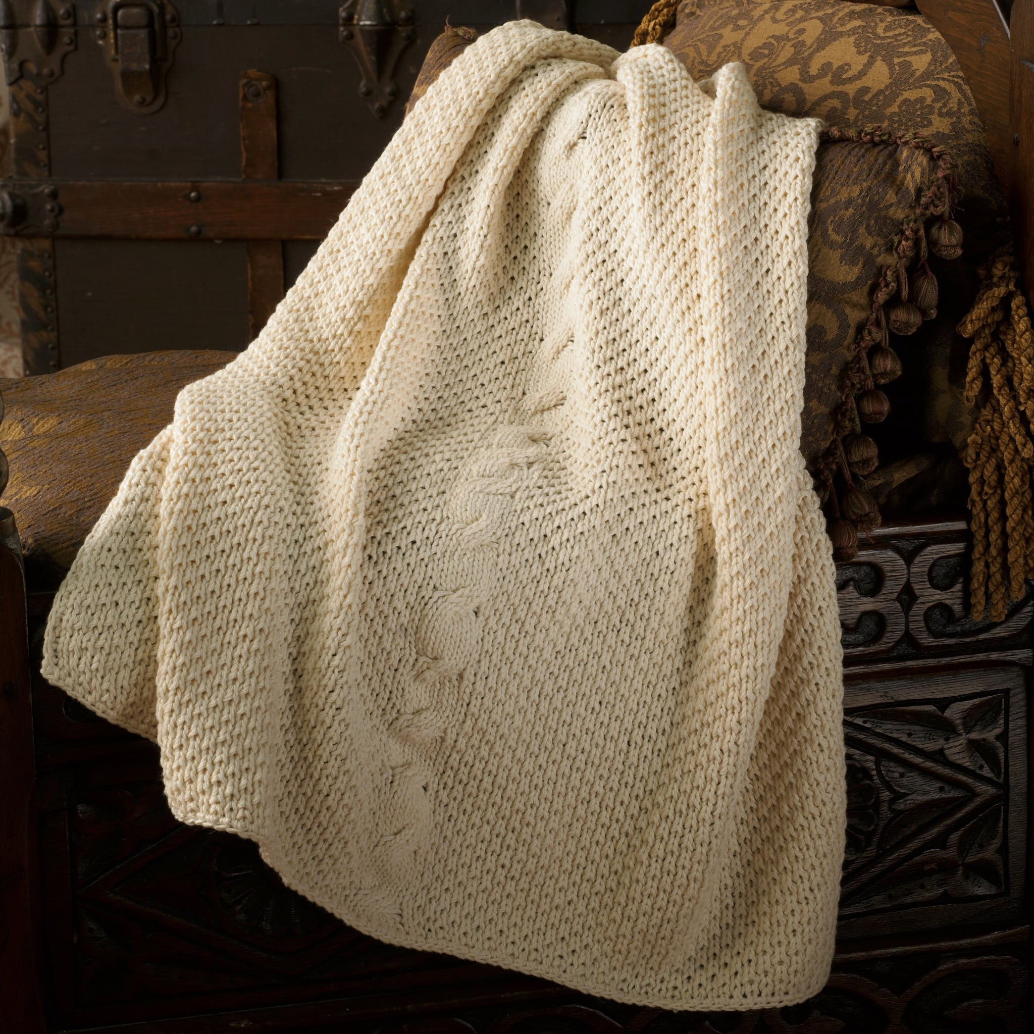 Irish Cable Stroller Blanket Pattern – Appalachian Baby Design