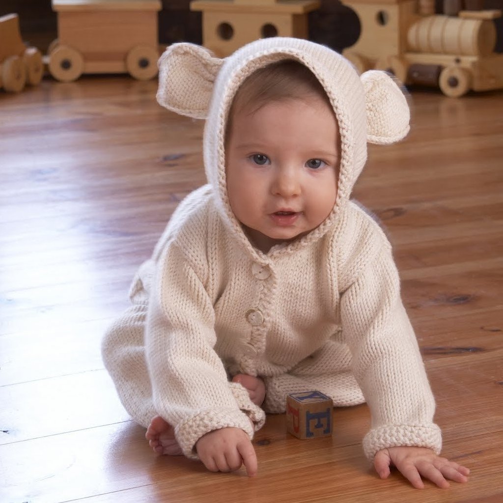 Quick baby sweater top